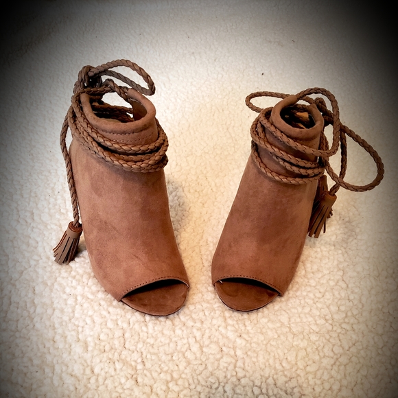 Ankle Tie Booties - Picture 2 of 4